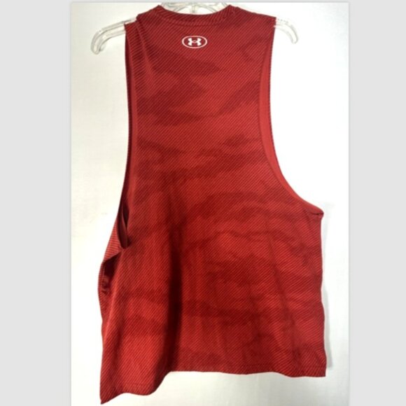 Under Armour Project Rock Tank Top PR 100 Percent Effort and Guts mens large red - Picture 6 of 16